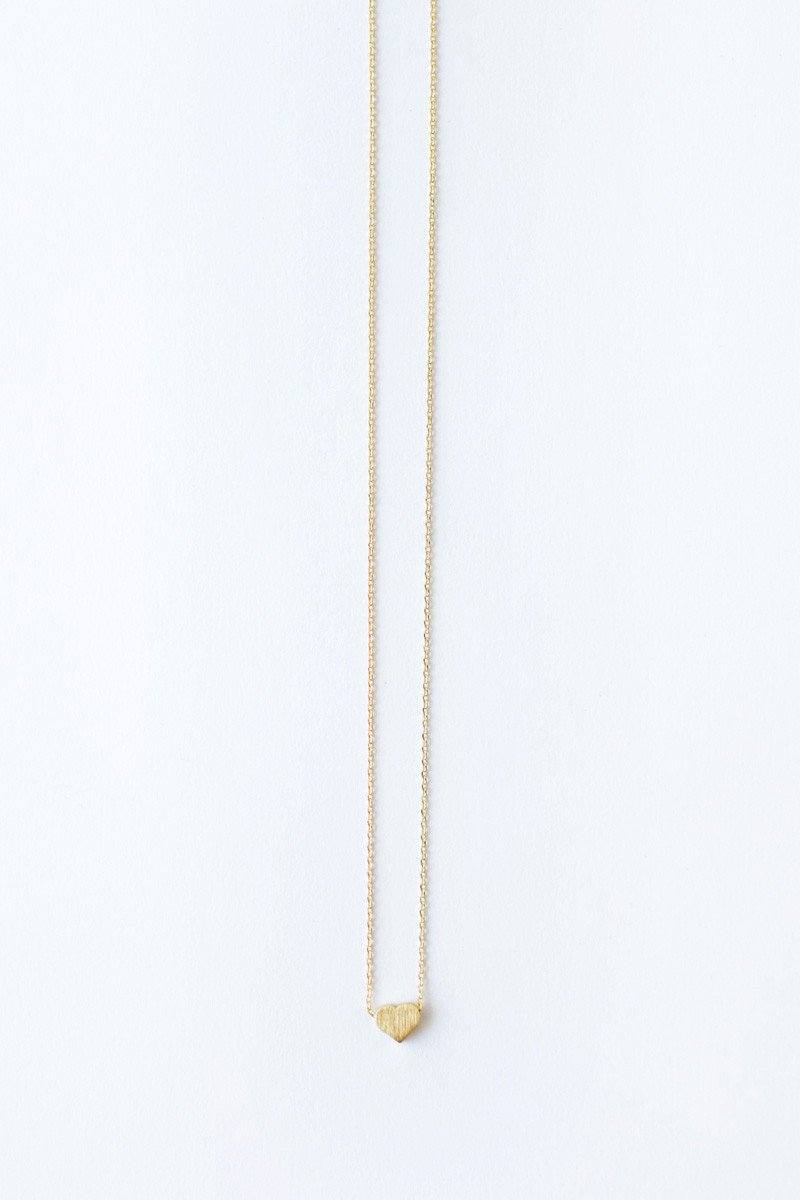 Gold Heart Dainty Necklace