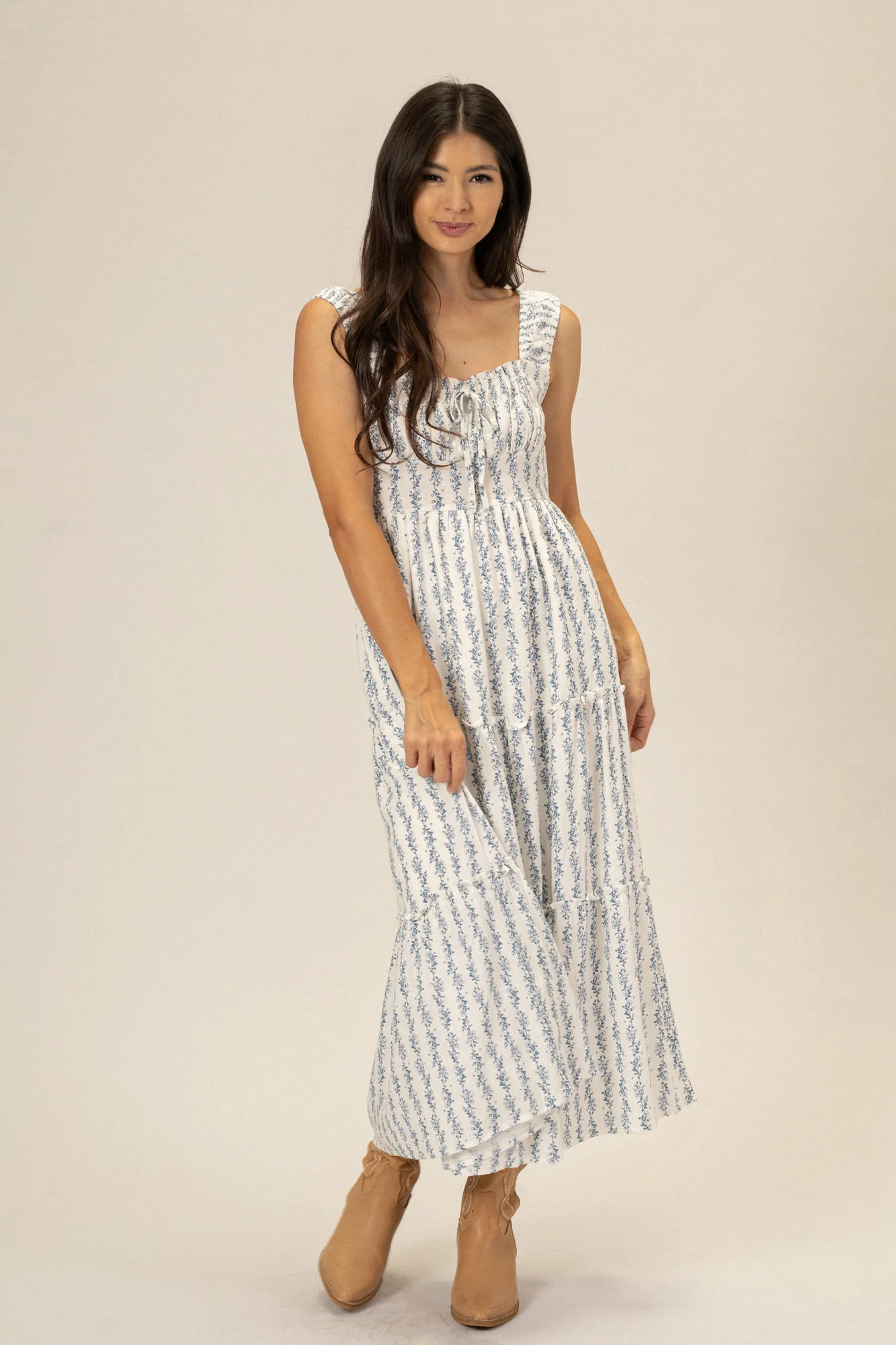 Rita Floral Midi Dress