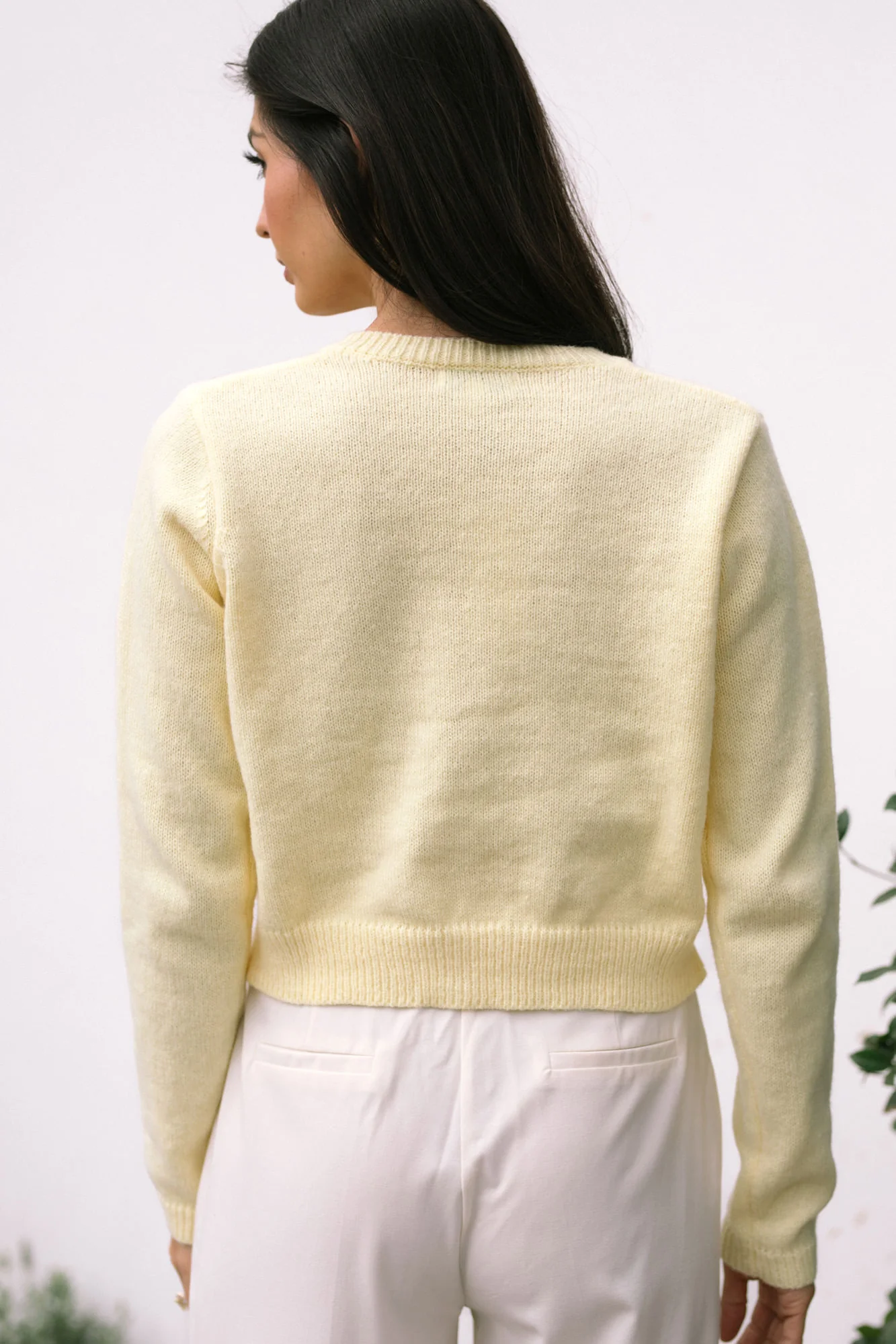 Buttoned Knit Cardigan