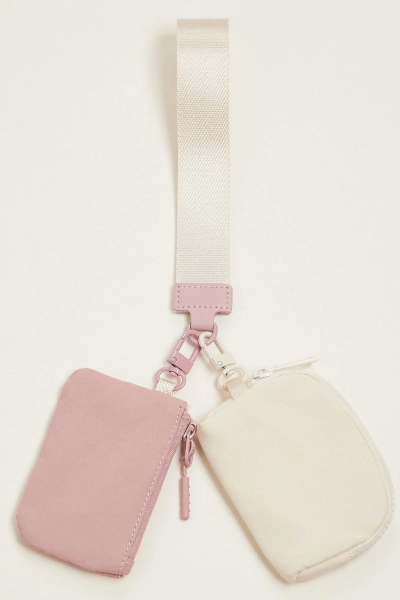 Two-Tone Key Chain Wristlet