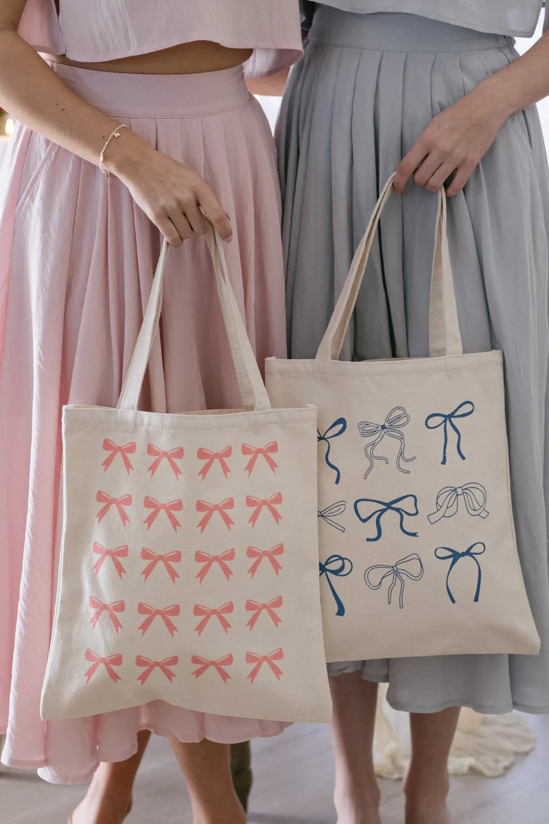 Norah Bow Canvas Tote