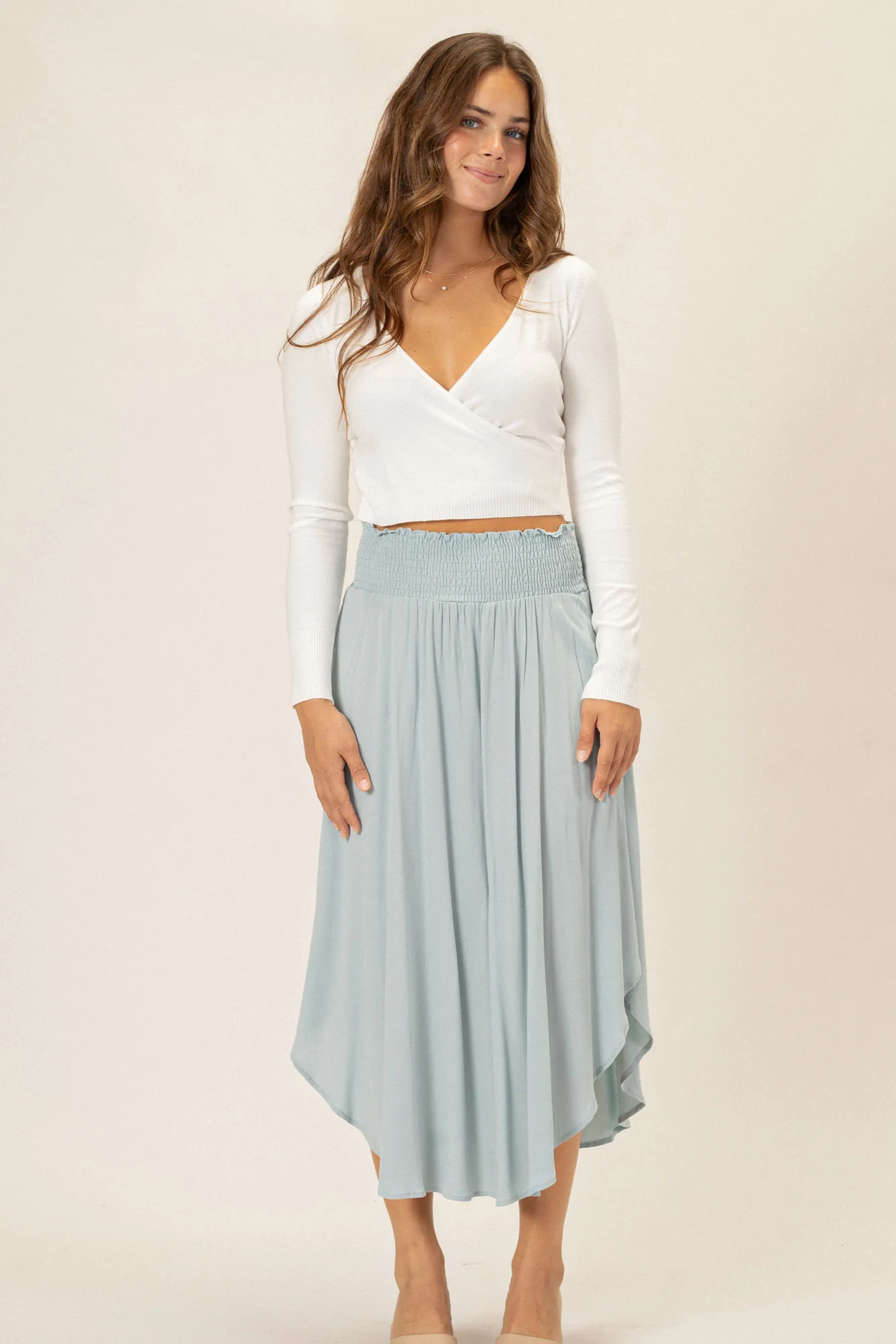 Round Hem Skirt
