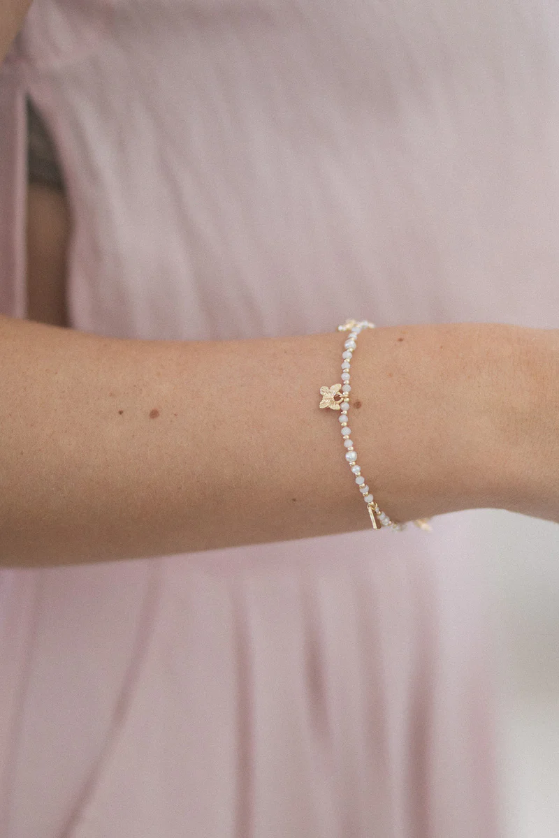 Charm Bead Stretch Bracelet