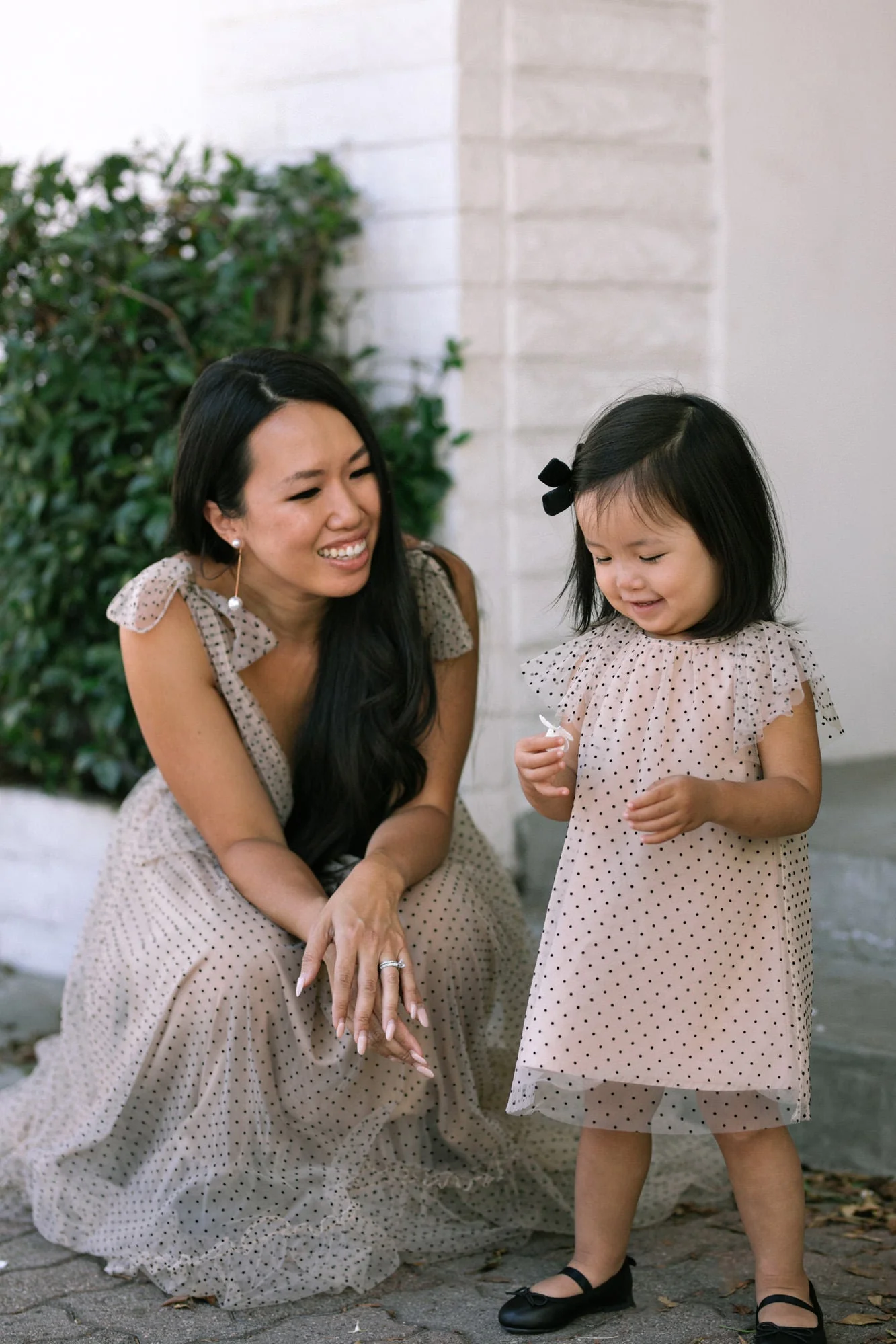 Mini Dotted Tulle Dress