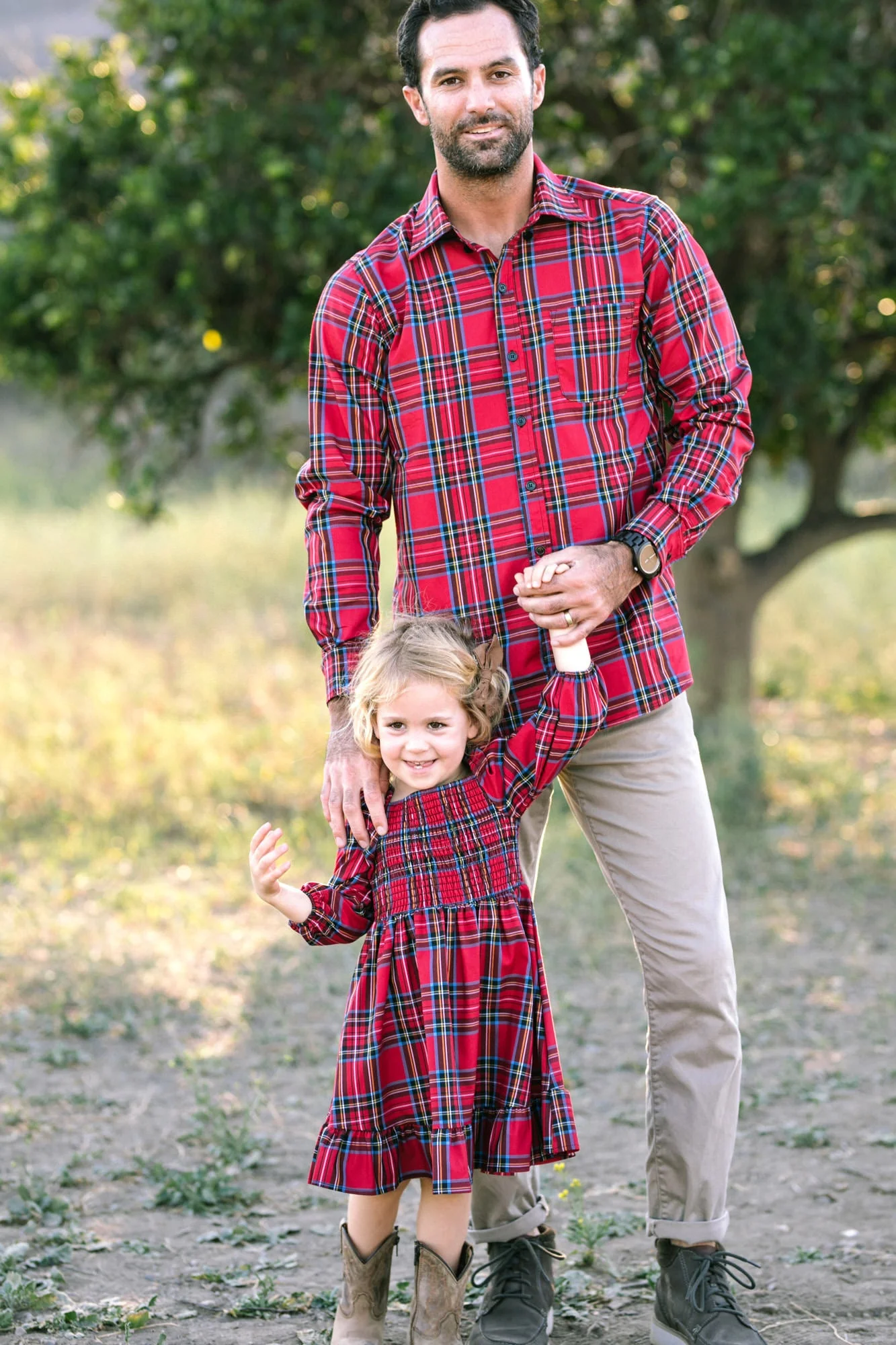 Plaid Buttoned Men's Shirt