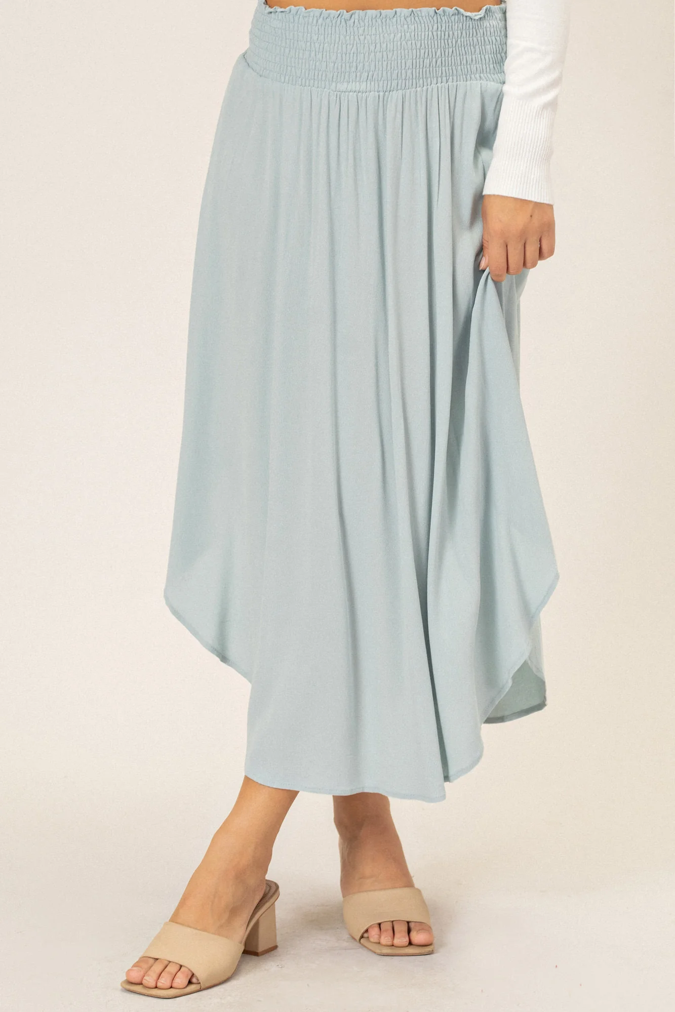 Round Hem Skirt