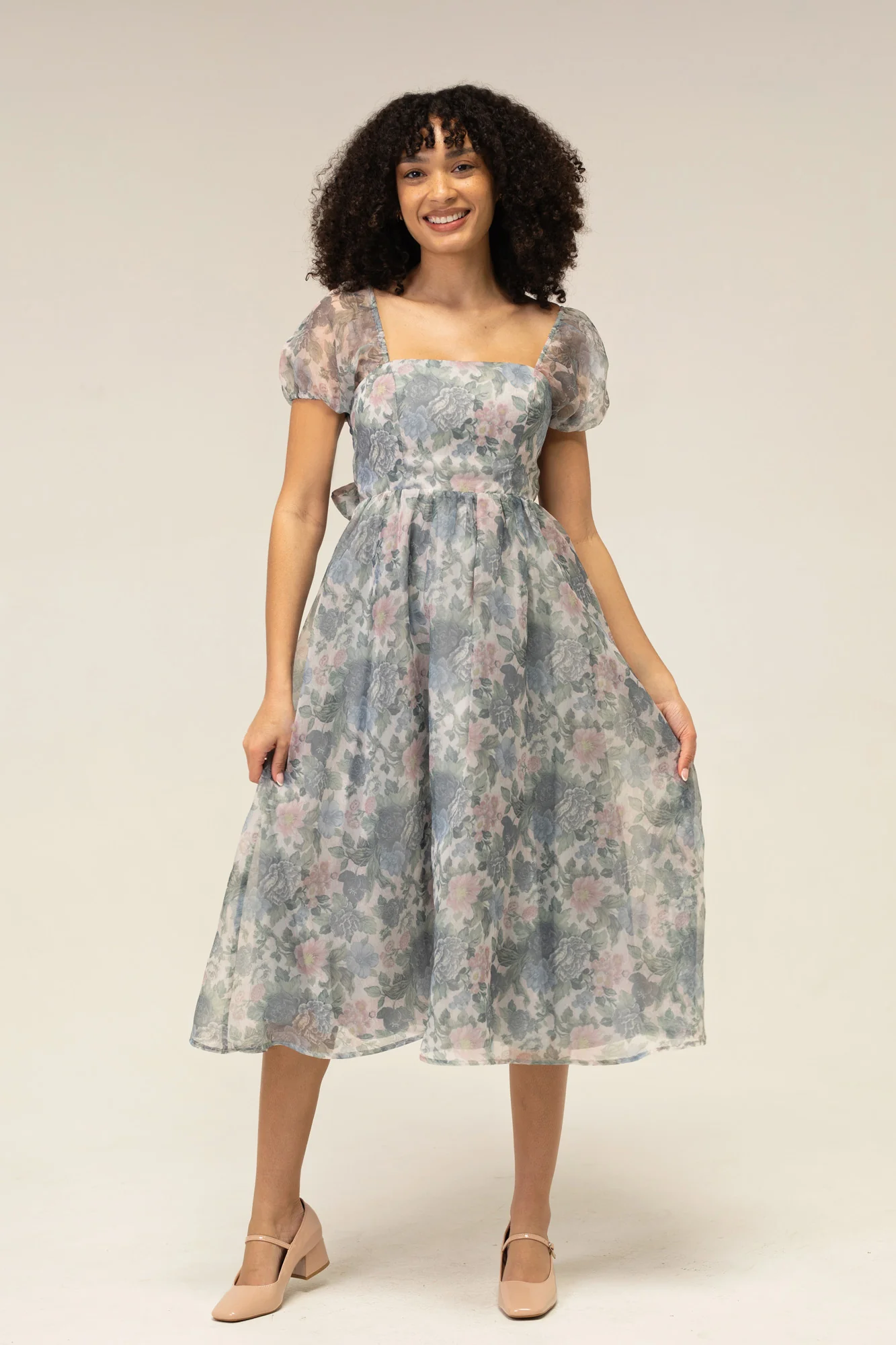 Floral Organza Dress