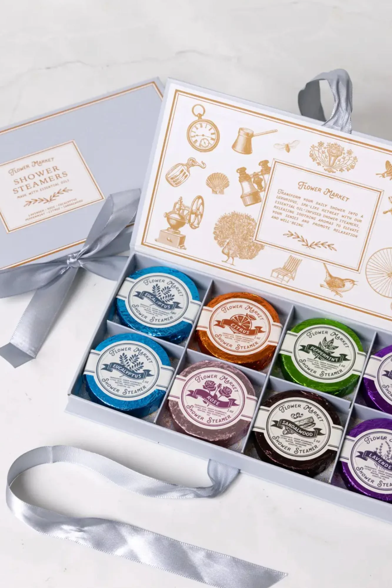 Set of 8 Aromatherapy Shower Steamers in a Box