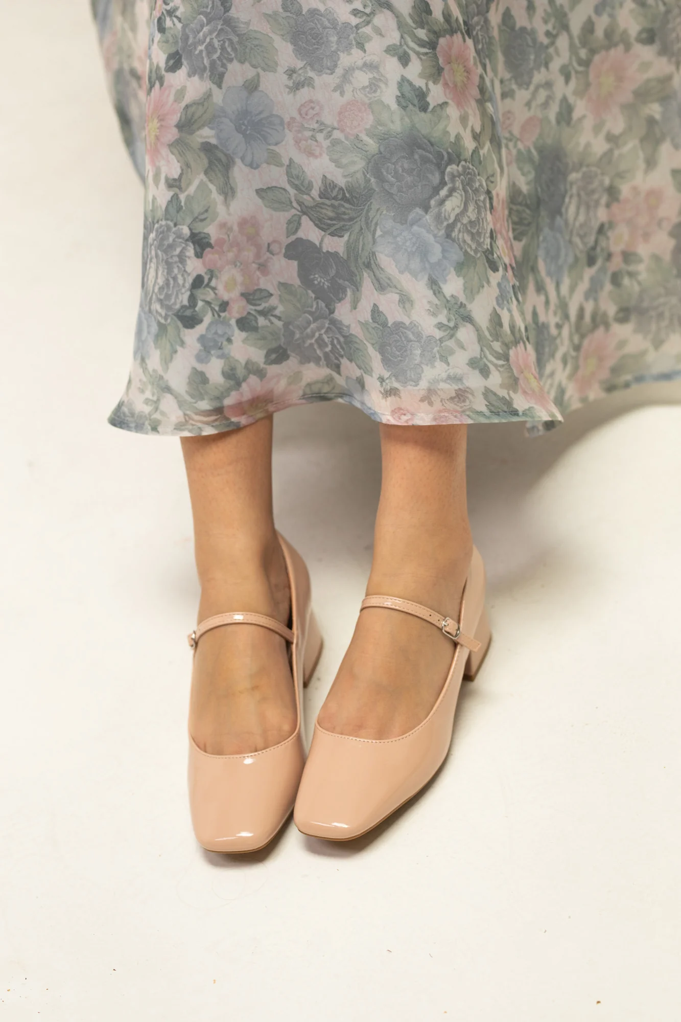 Mary Jane Block Heel Shoes