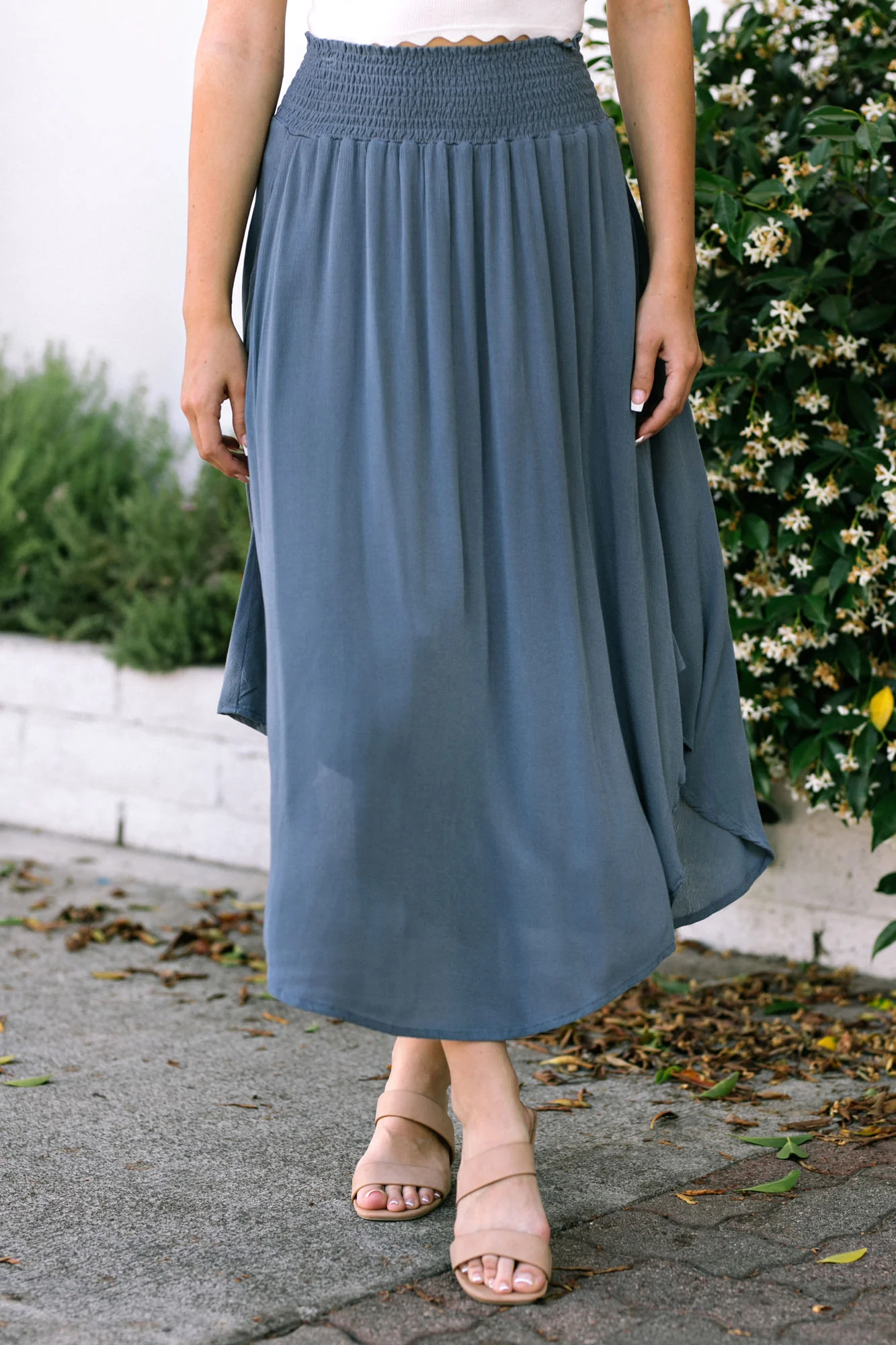 Round Hem Skirt
