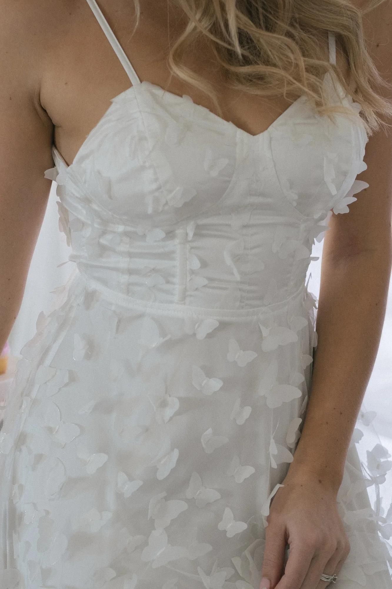 Butterfly Mesh Dress