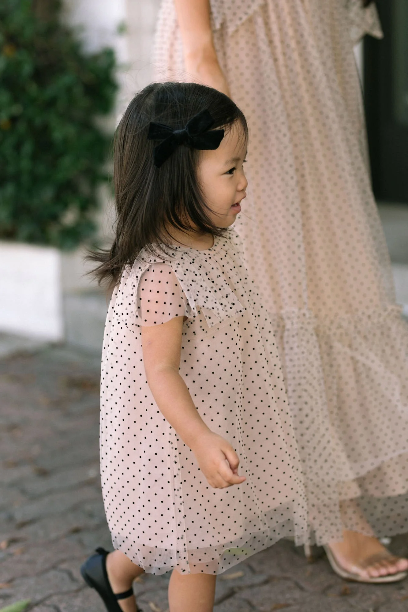 Mini Dotted Tulle Dress