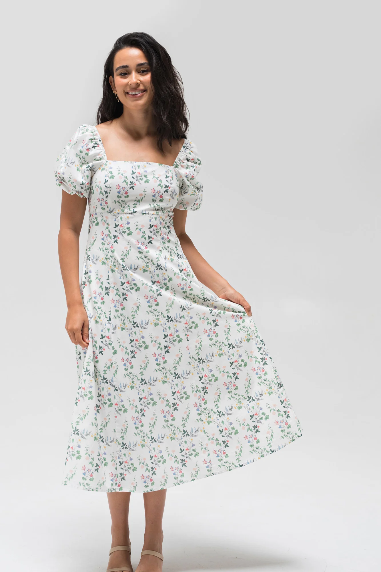 Delilah Floral Midi Dress