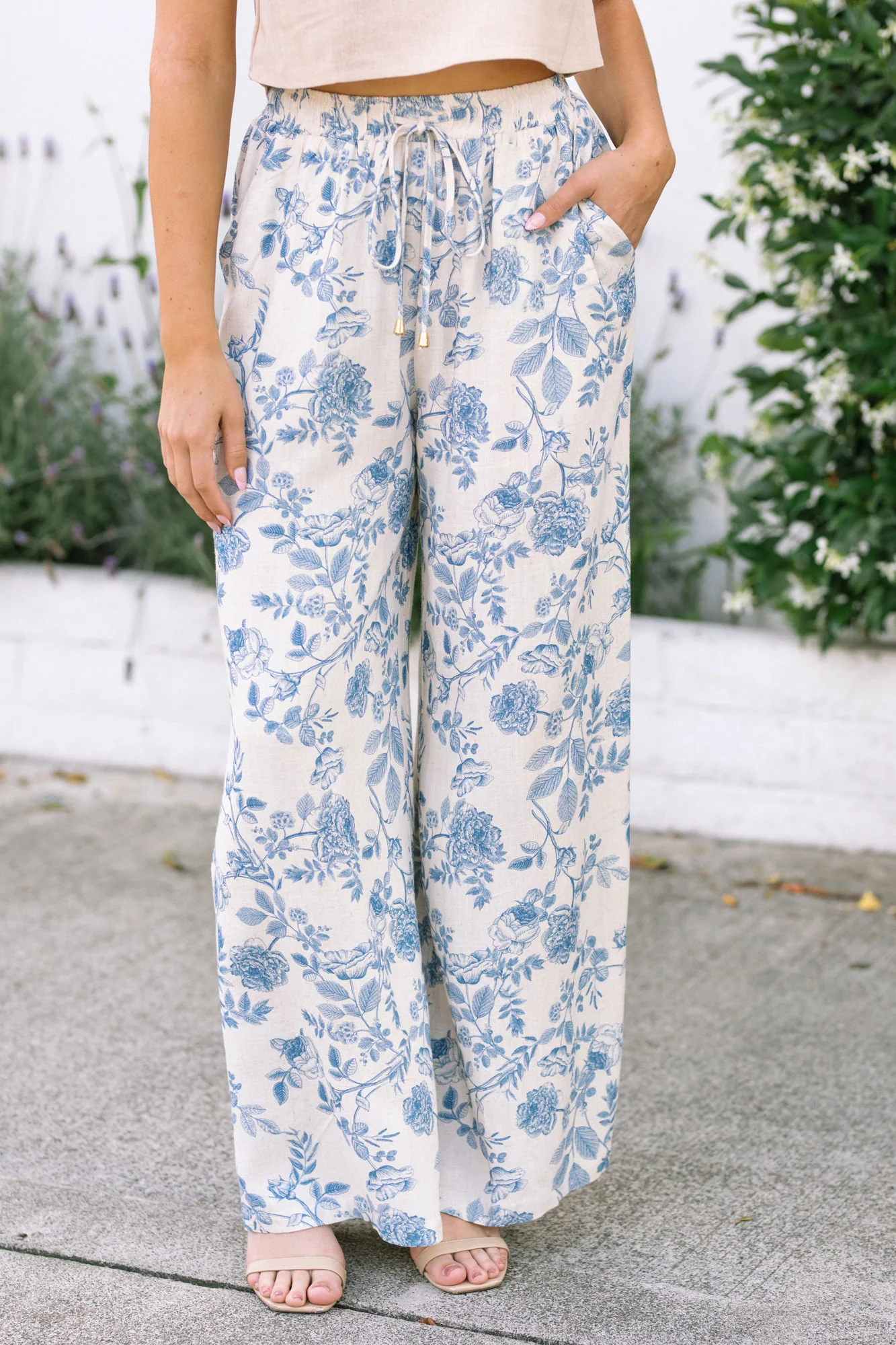Linen Blend Pants