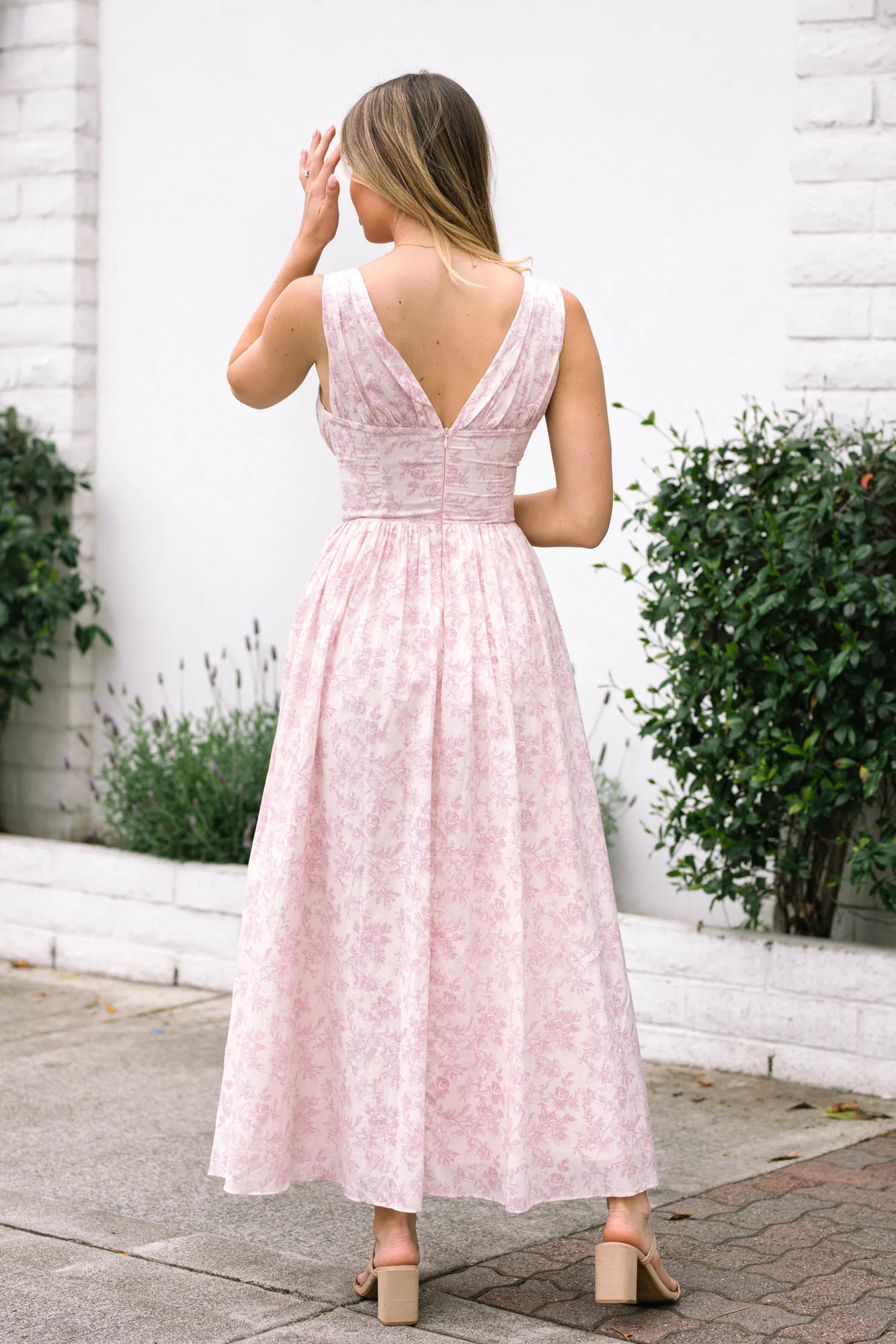 Esther Floral V-Neck Dress