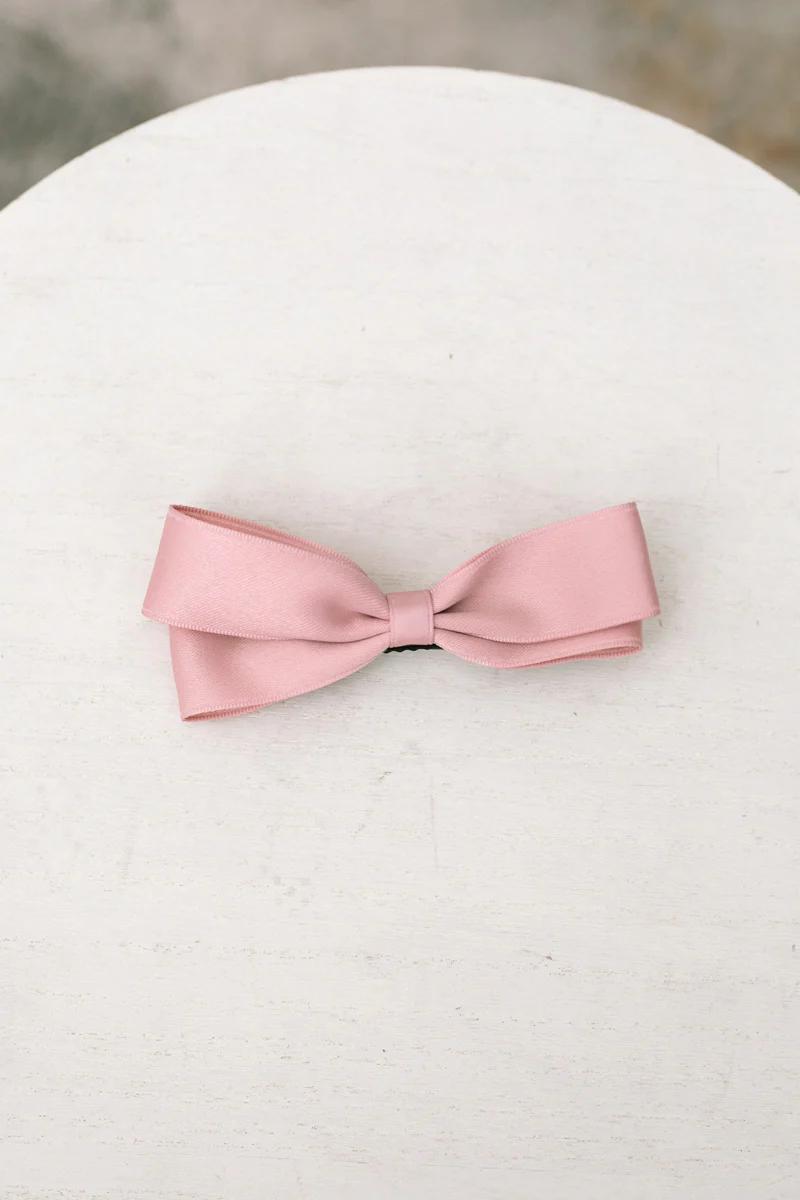 Christy Pink Bow Clip