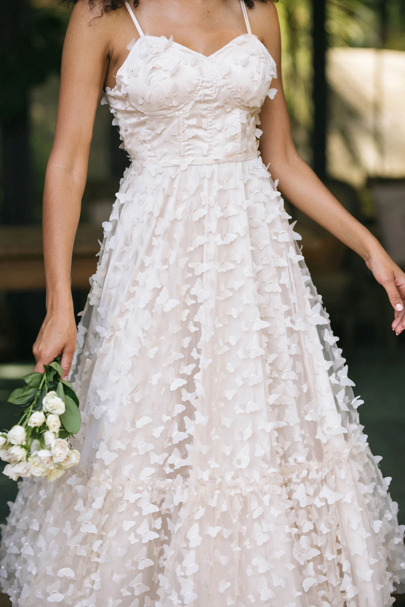 Butterfly Mesh Dress