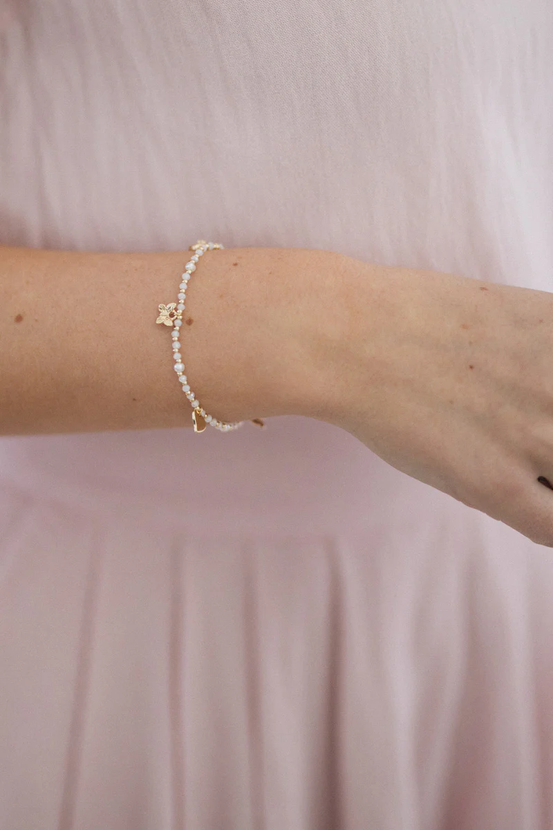 Charm Bead Stretch Bracelet