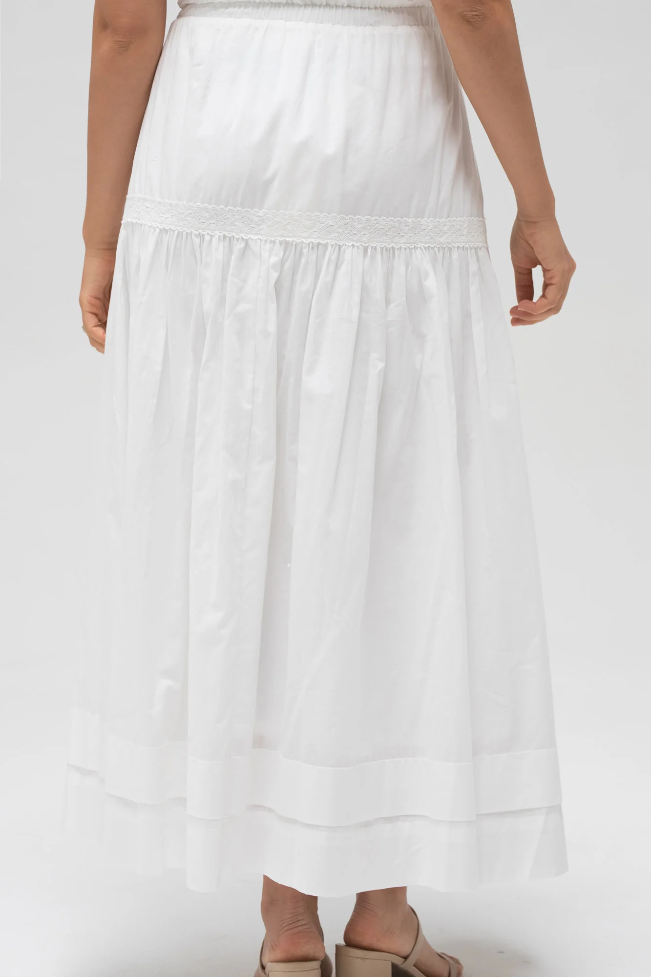 Tiered Midi Skirt