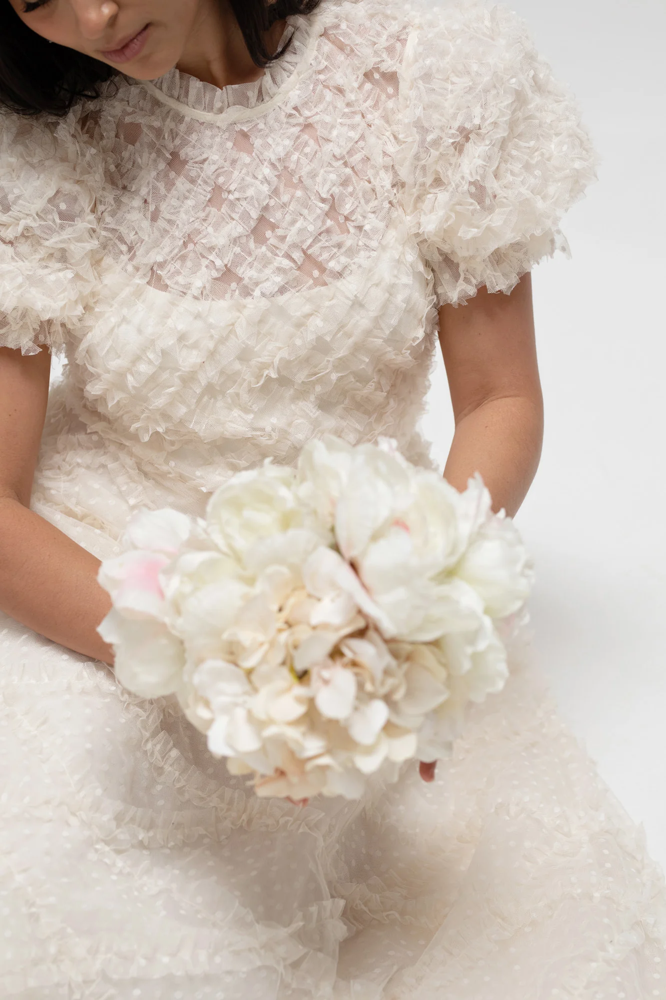 Gretchen Tulle Ruffled Dress