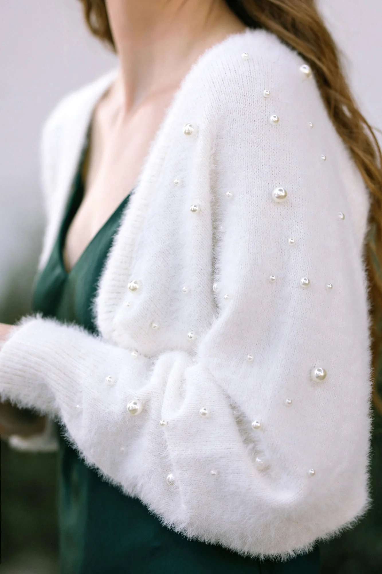 Pearl Shrug Cardigan