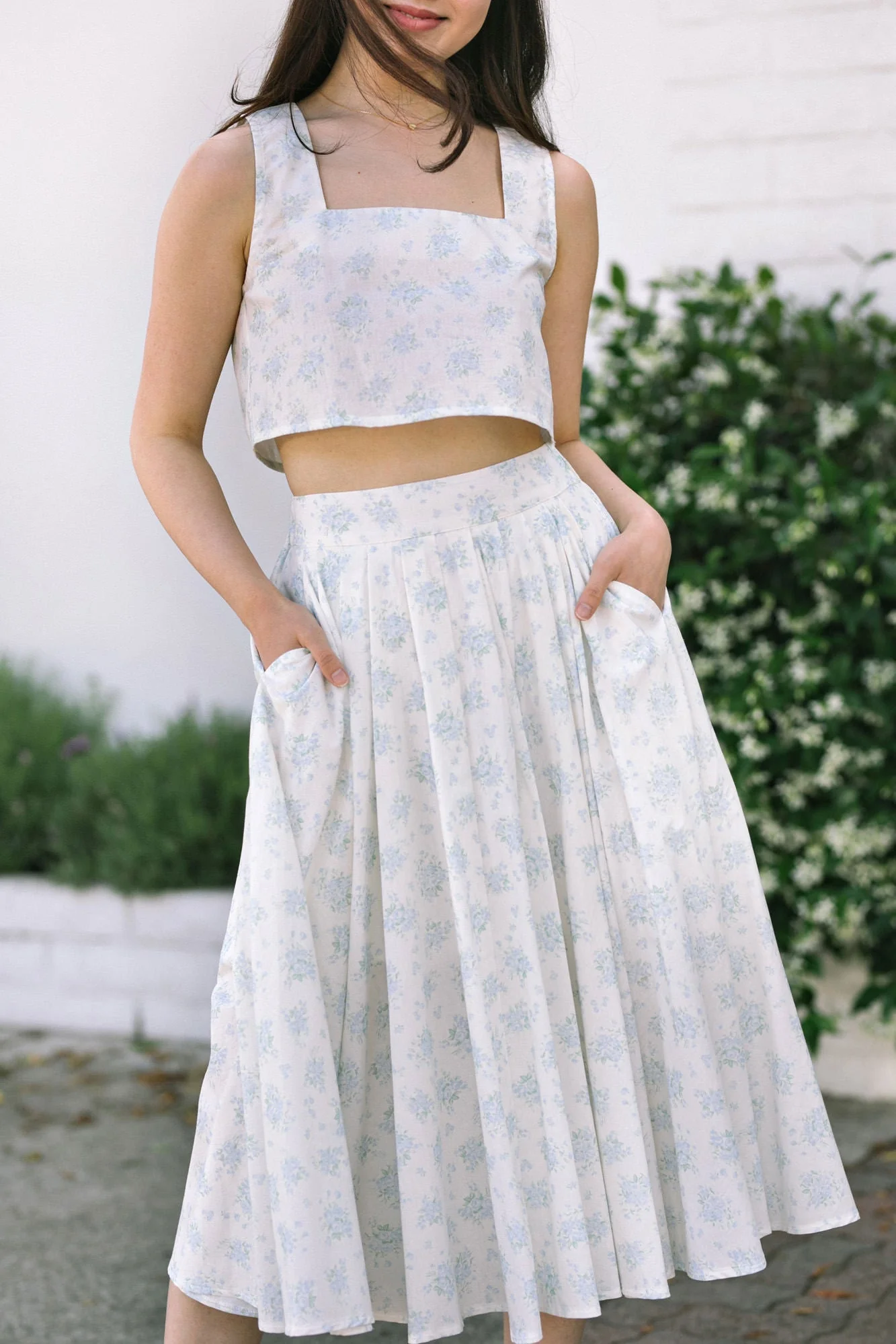 Floral Skirt Set