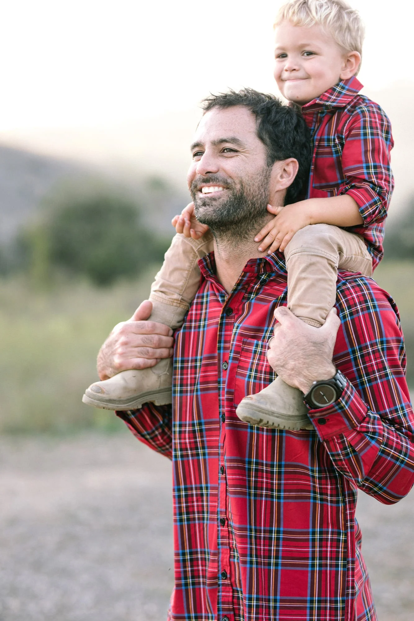 Plaid Buttoned Men's Shirt