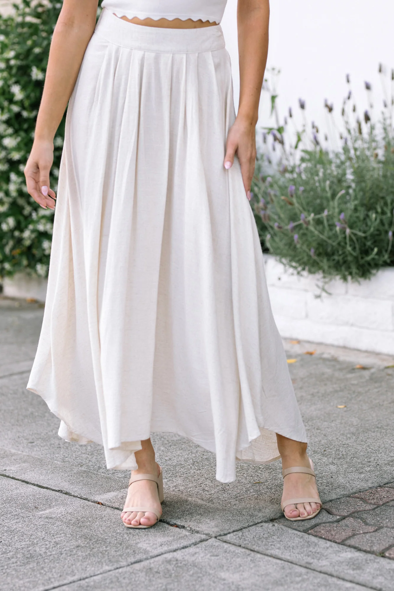 Rochelle Pleated Maxi Skirt