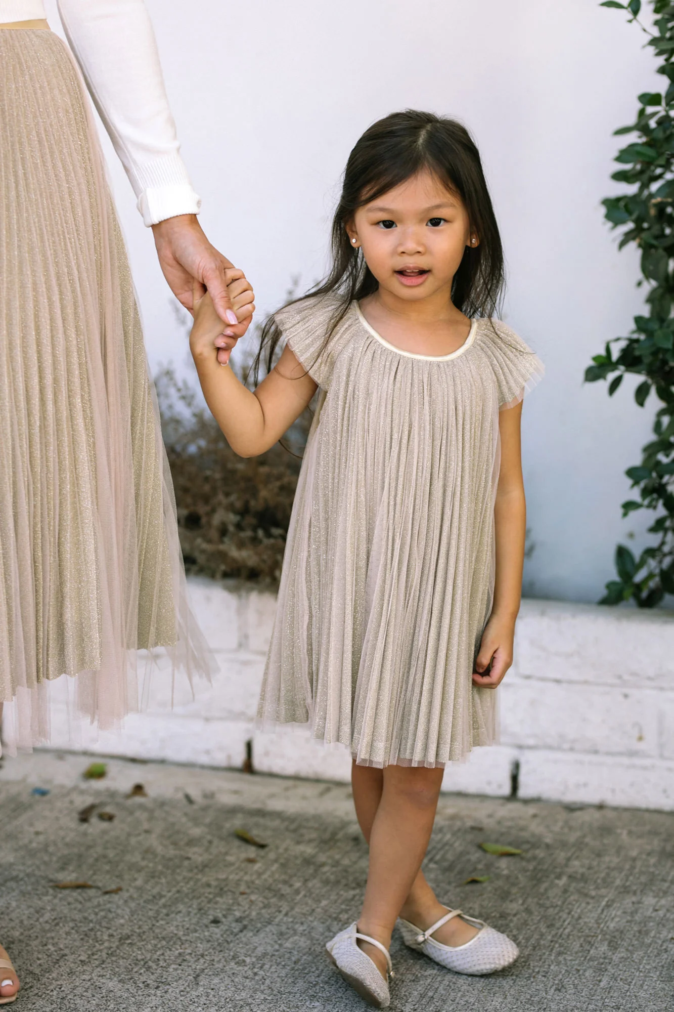Girls' Pleated Dress