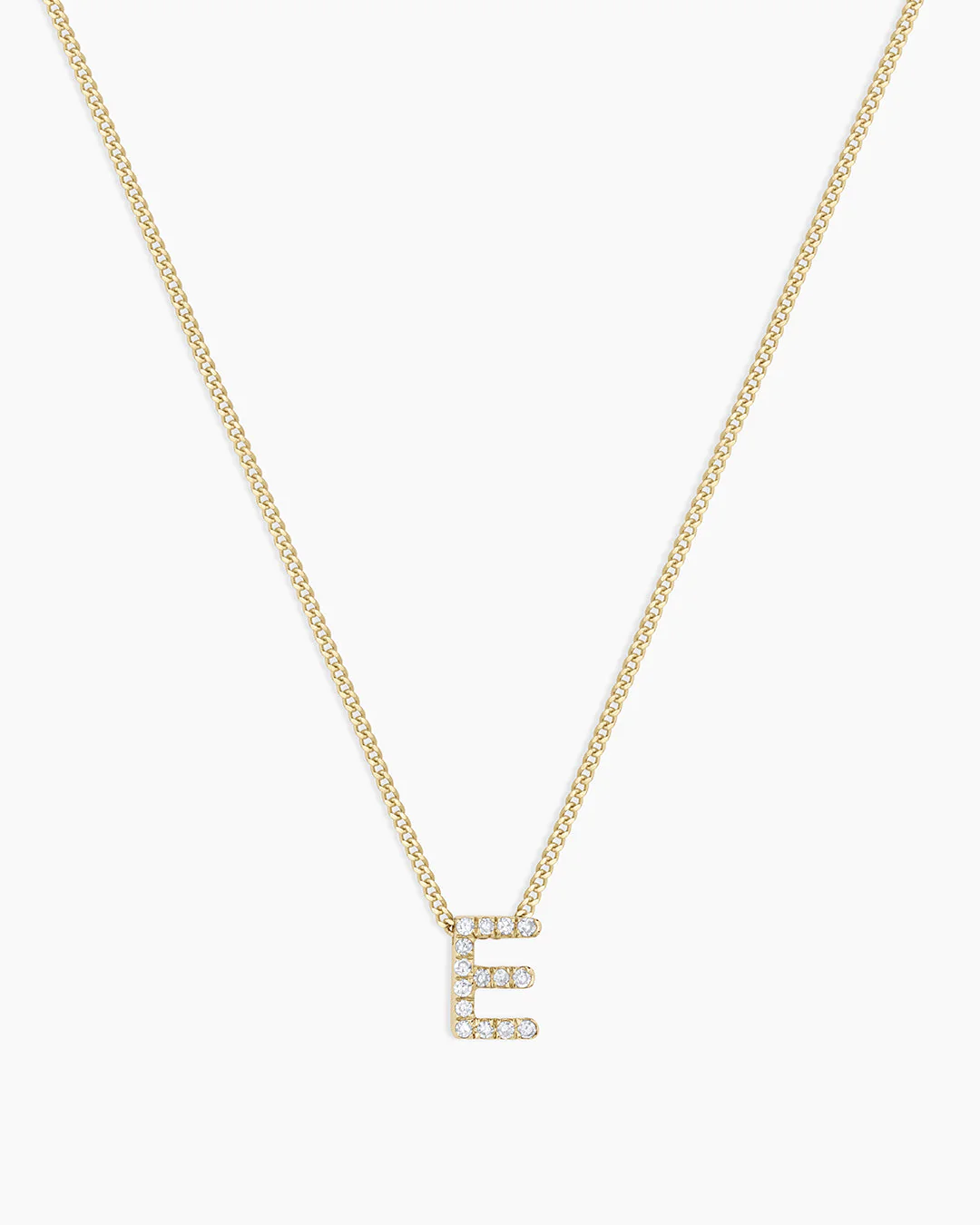Diamond Alphabet Necklace