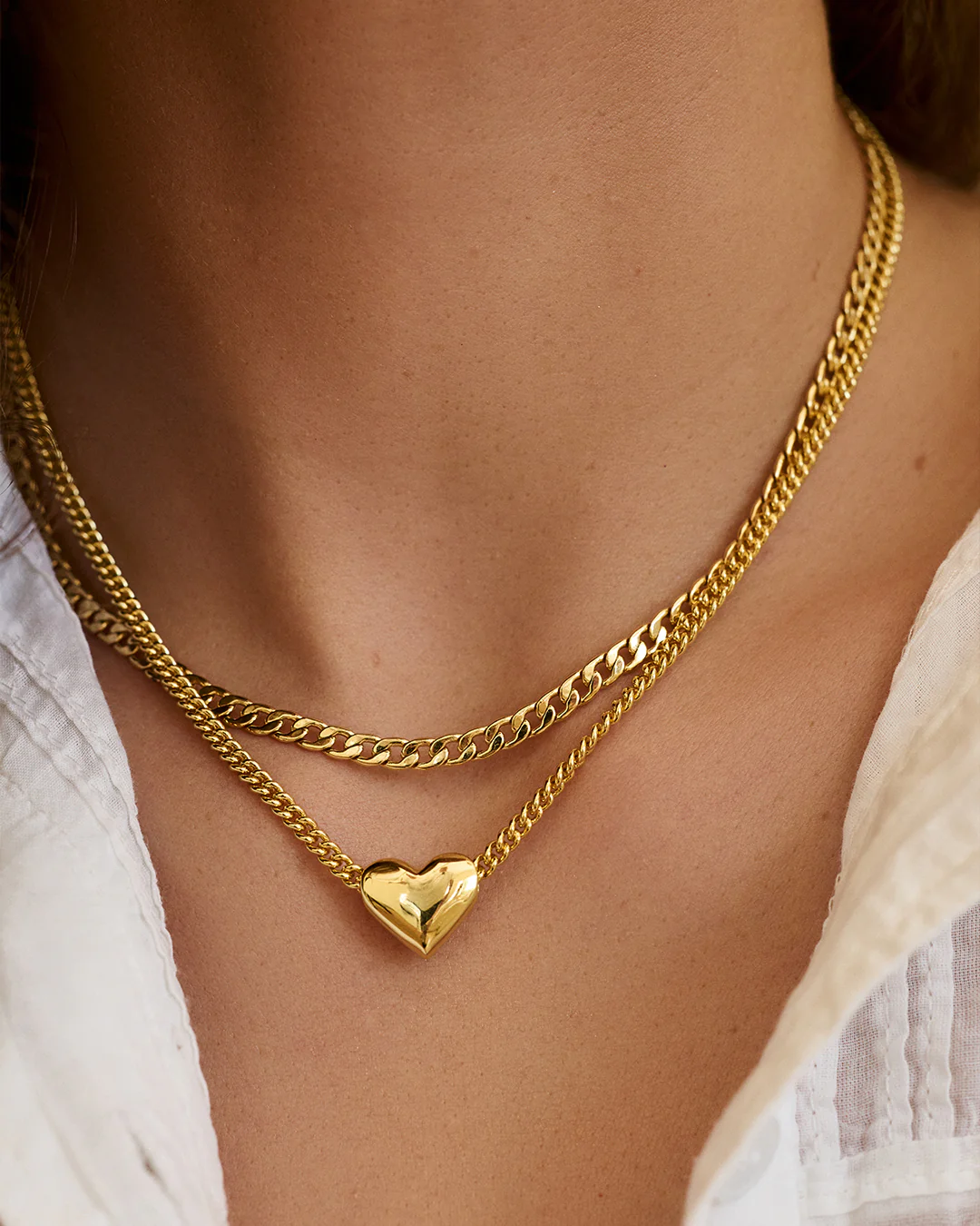 Lou Helium Heart Necklace