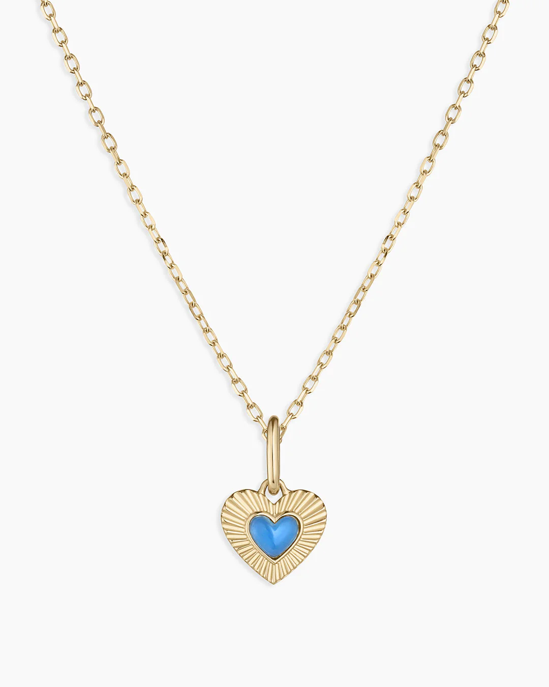 14k Gold It's a Boy Charm Necklace