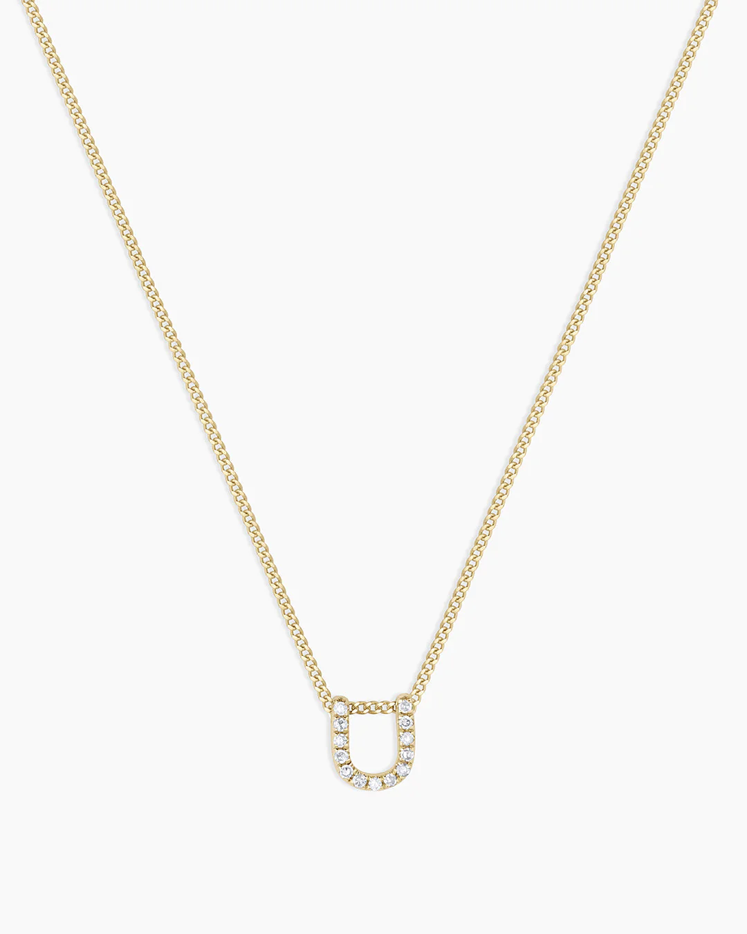 Diamond Alphabet Necklace