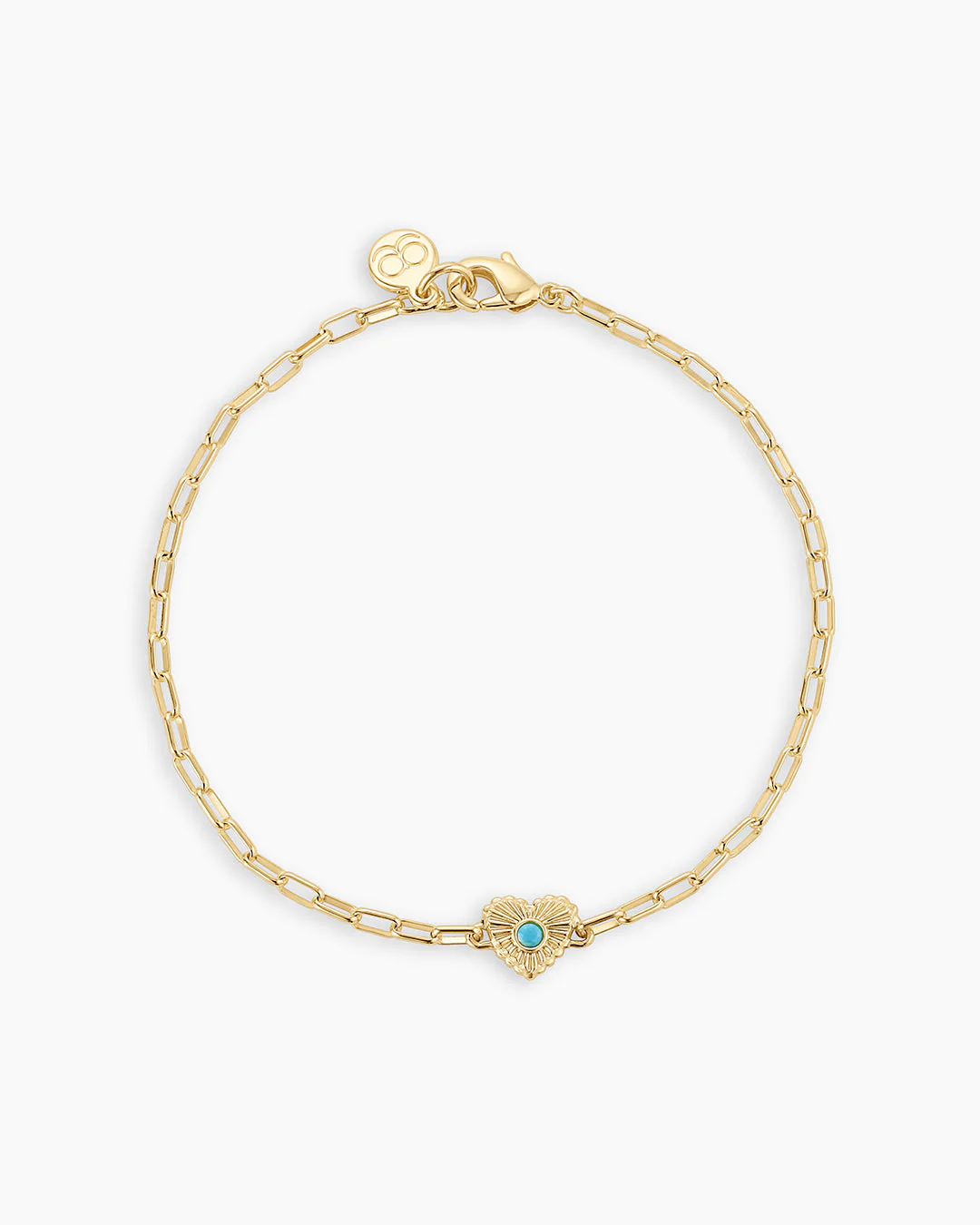 Birthstone Heart Bracelet