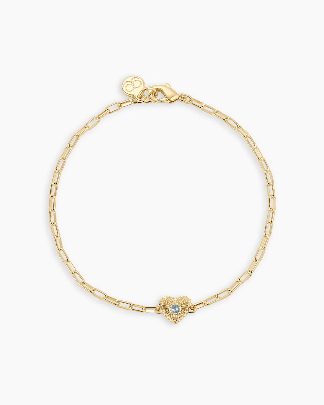 Birthstone Heart Bracelet