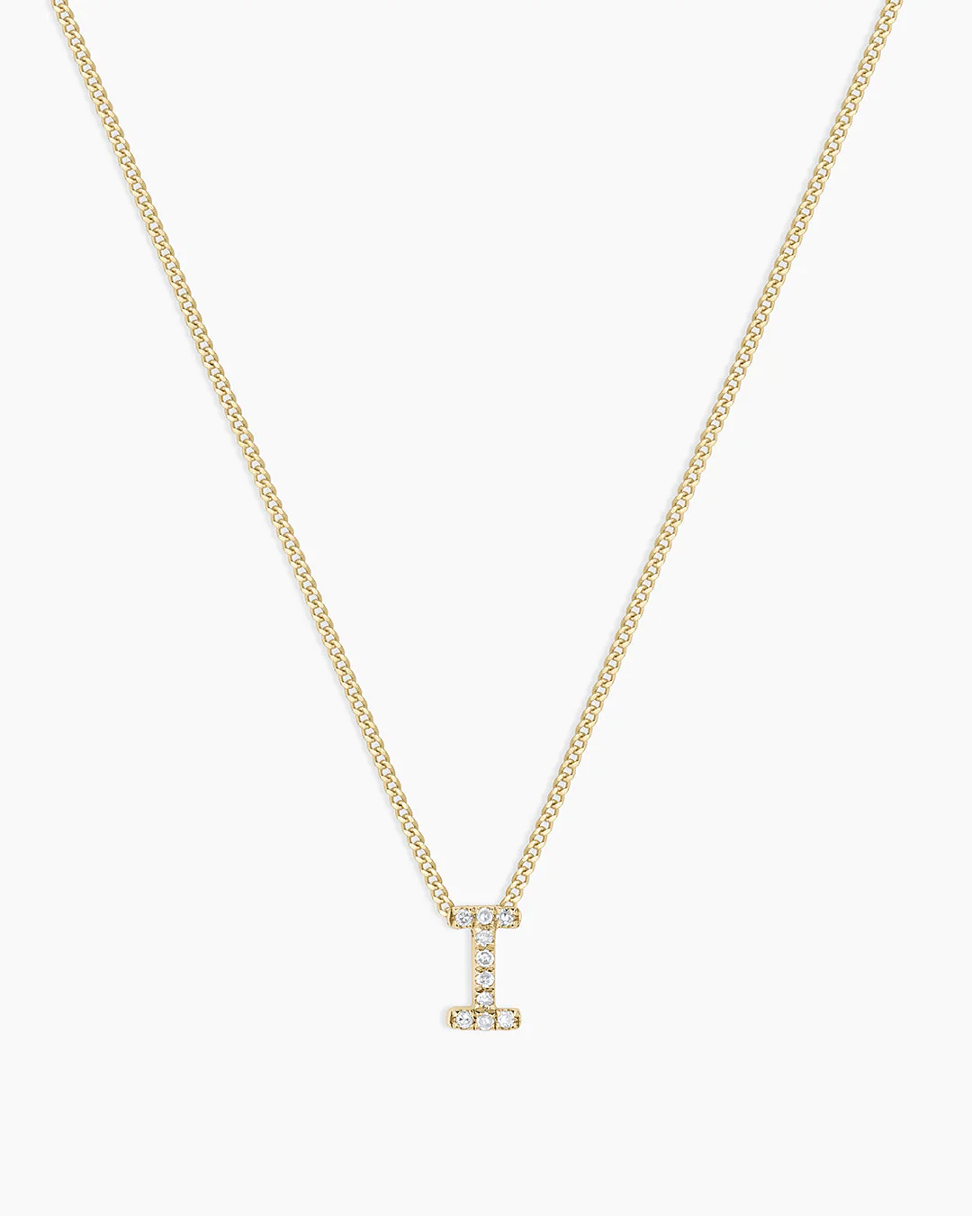 Diamond Alphabet Necklace