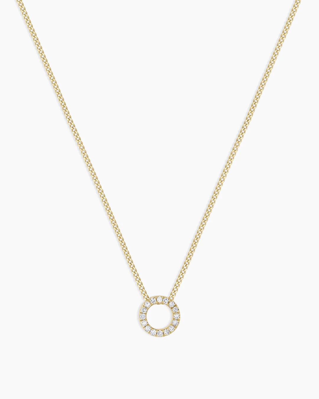 Diamond Alphabet Necklace