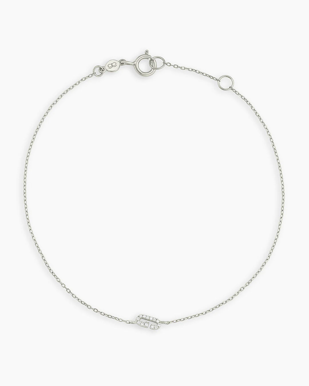 Diamond Pavé Alphabet Bracelet