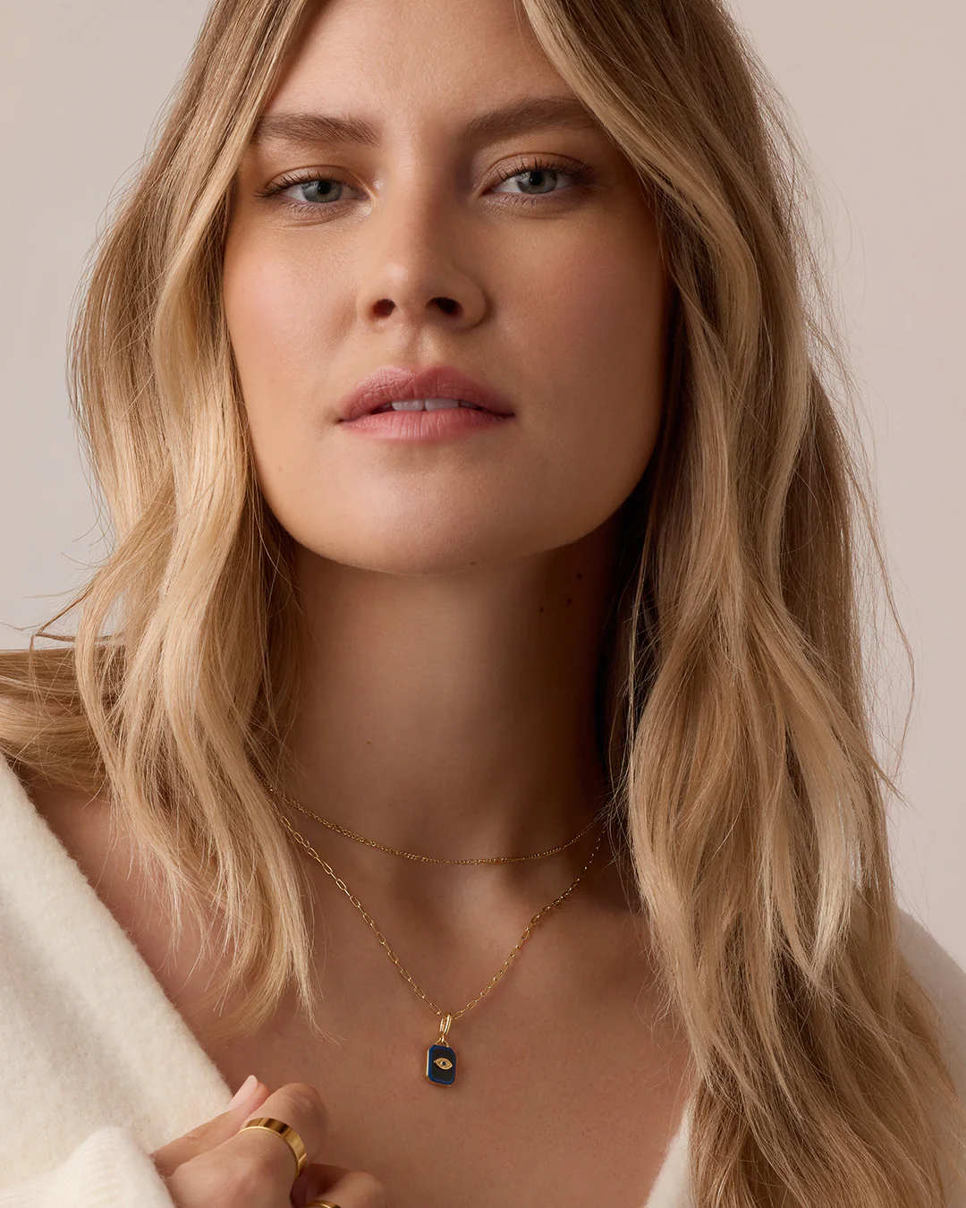 Power Gemstone Parker Charm Necklace Protection