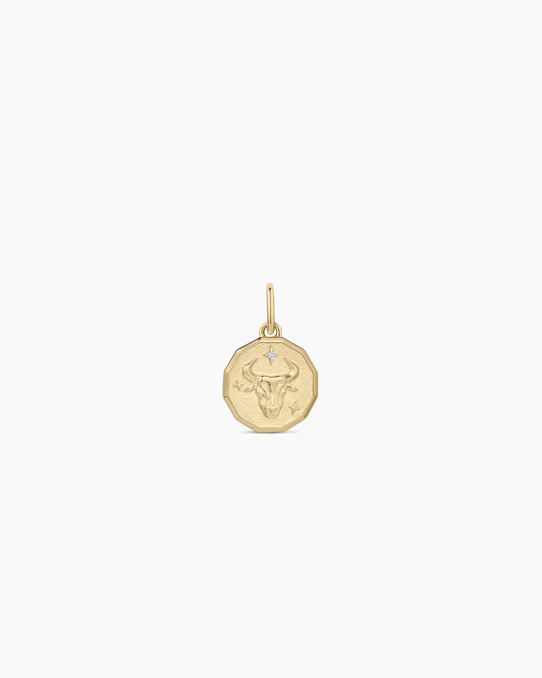 Diamond Zodiac Coin Charm