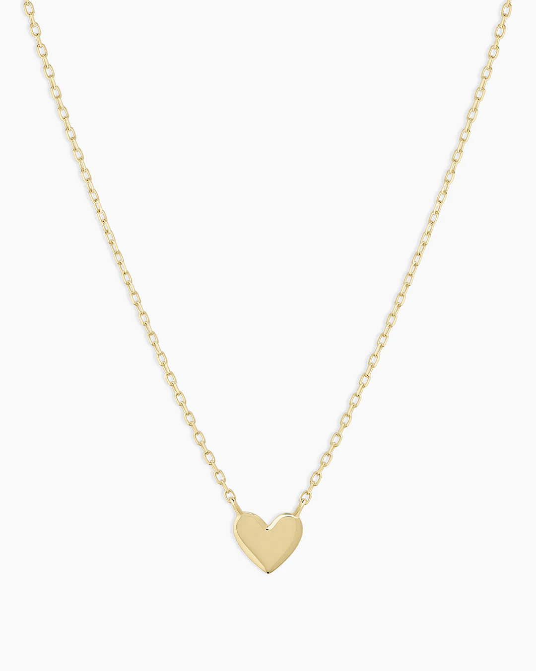 14k Gold Heart Mini Necklace