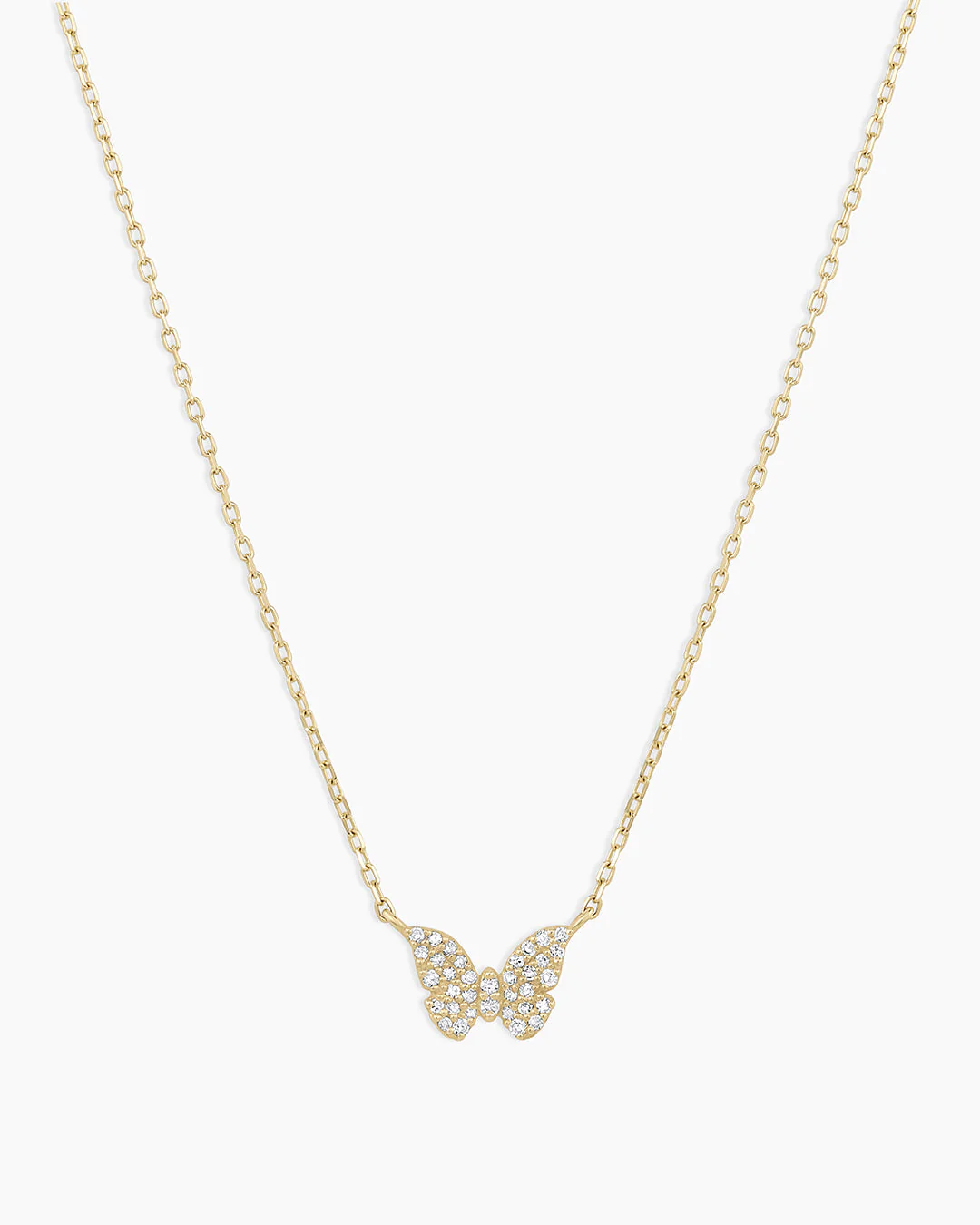 Diamond Butterfly Necklace