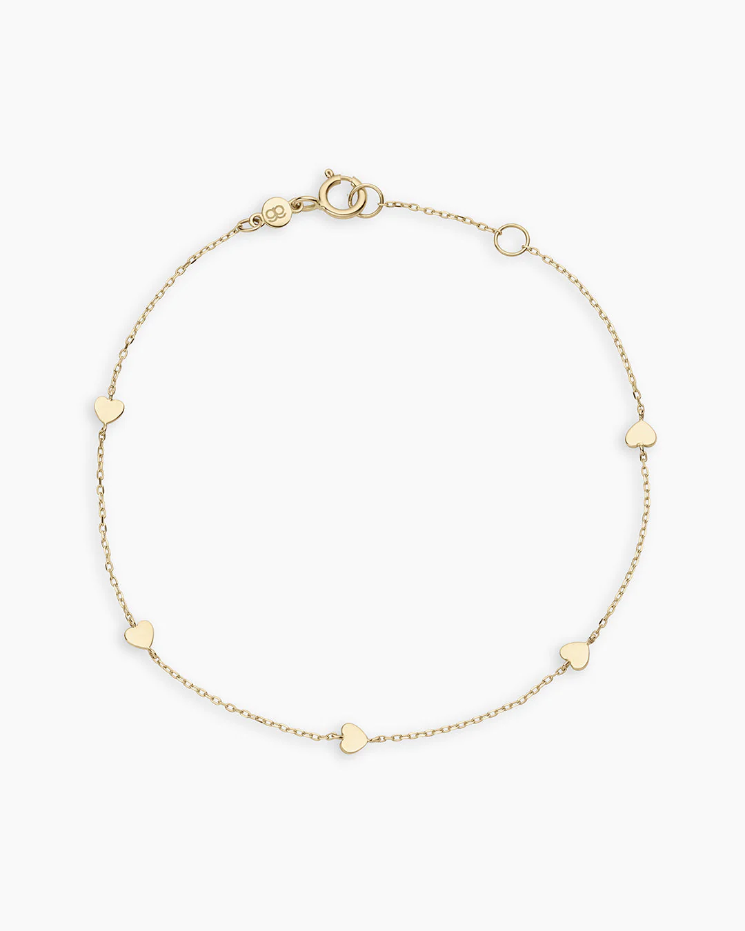 14k Gold Amour Heart Bracelet