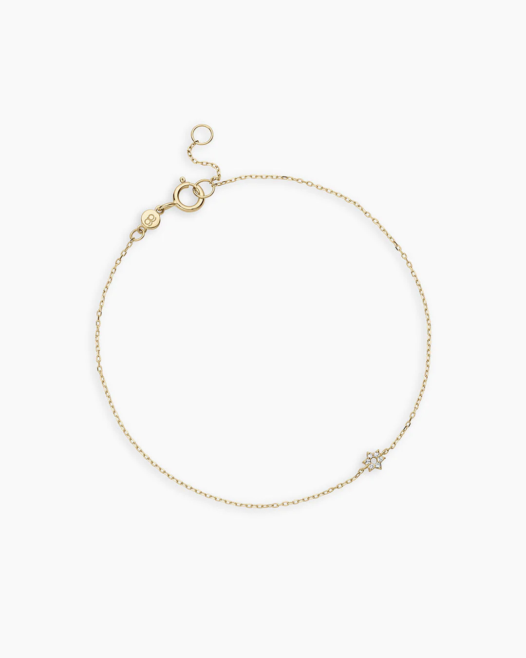 Diamond Star of David Bracelet