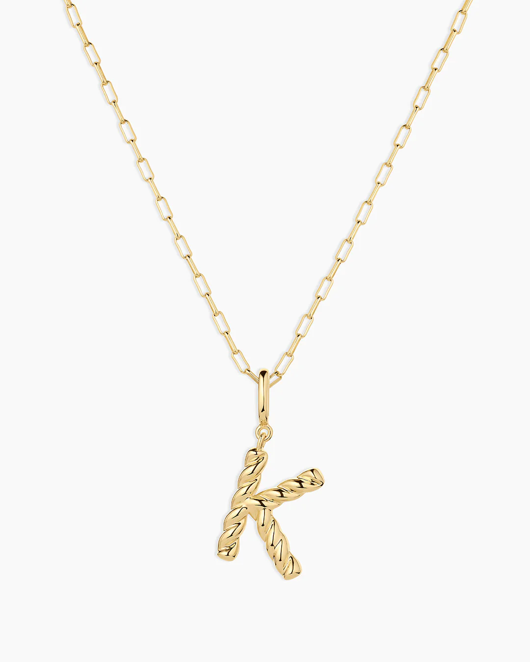 Crew Alphabet Statement Charm Necklace