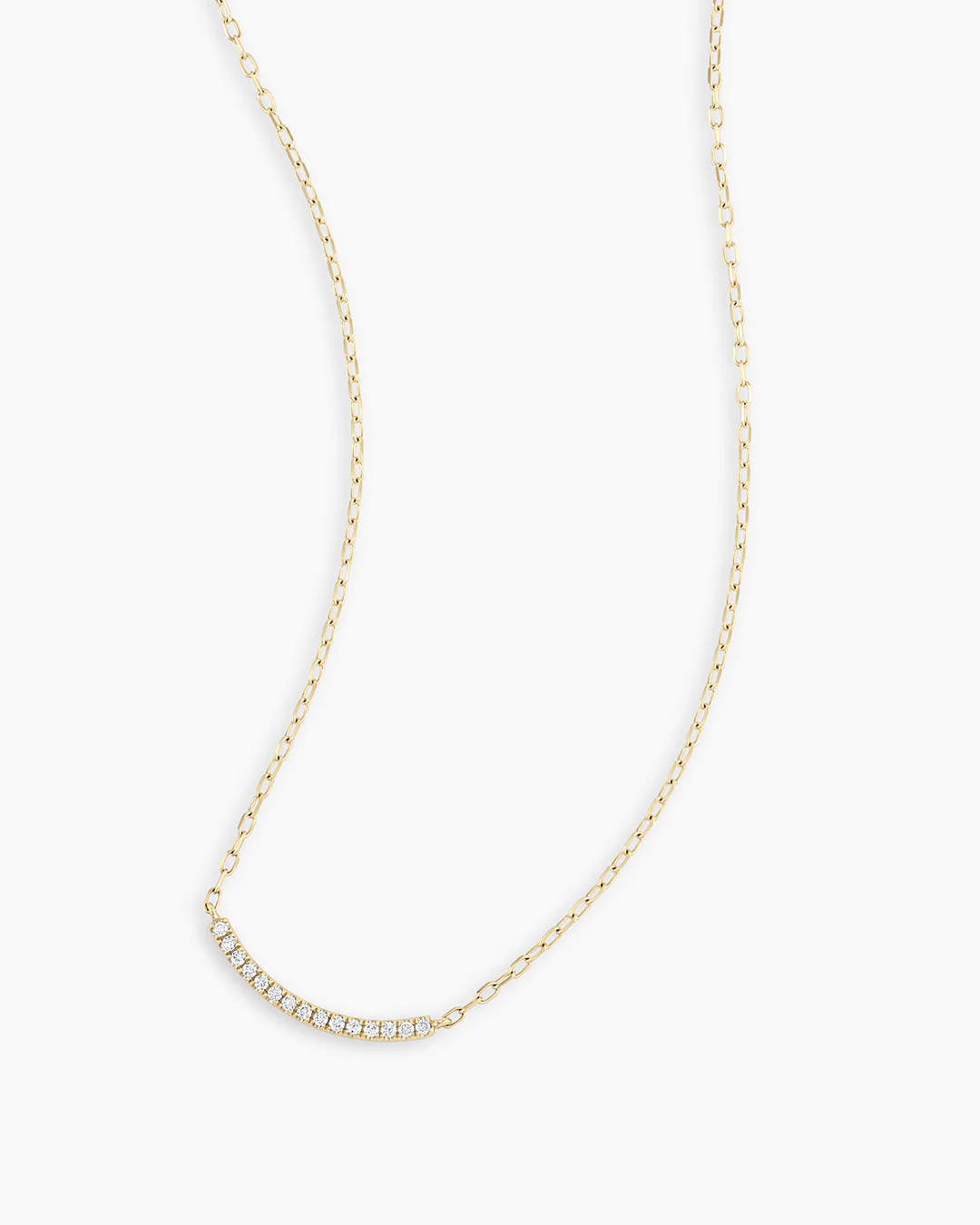 Diamond Taner Bar Mini Necklace