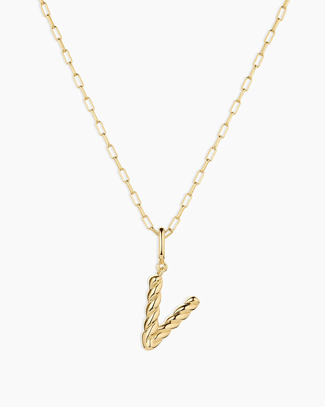 Crew Alphabet Statement Charm Necklace