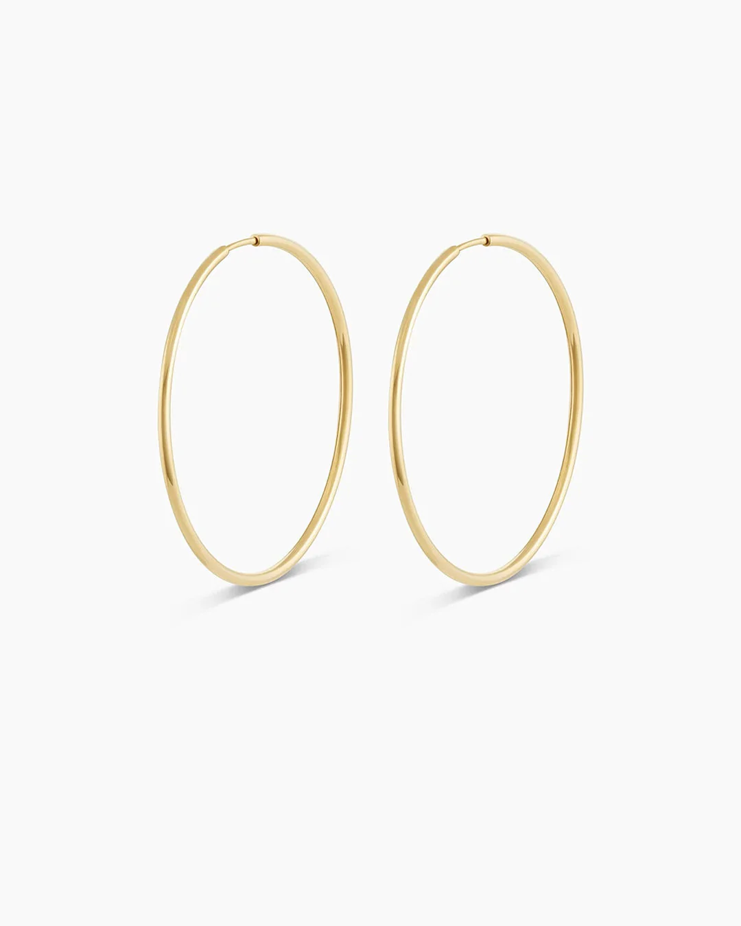 14k Gold Classic Hoops