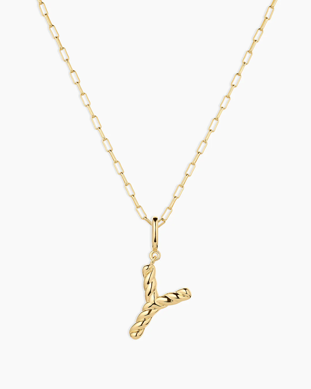 Crew Alphabet Statement Charm Necklace