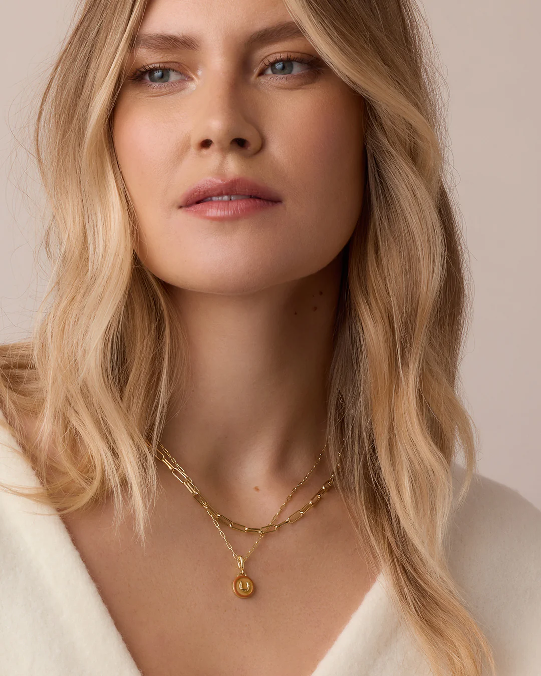 Power Gemstone Parker Charm Necklace Abundance